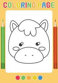 Farm animals activities, crafts, games, and printables for preschool and kindergarten. Donkey Farm Animals Coloring Pages Preschool Activity 3650453 Vector Art At Vecteezy