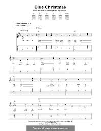 Blue Christmas By B Hayes J Johnson Sheet Music On Musicaneo