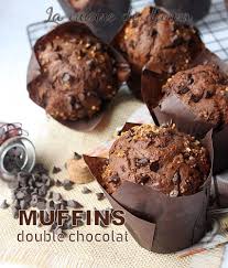 Muffins Double Chocolat Moelleux Recette Muffins Double Chocolat Recette Muffin Chocolat Delicieux Desserts