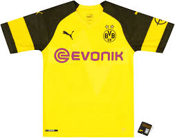 Borussia dortmund jersey small 2018 2019 home shirt soccer football puma. 2018 19 Dortmund Home Shirt Bnib Classic Retro Vintage Football Shirts