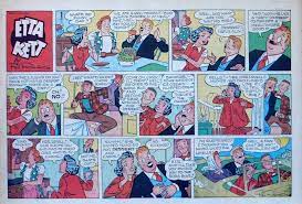 Etta Kett by Paul Robinson - large half-page color Sunday comic - April 22,  1951 | eBay