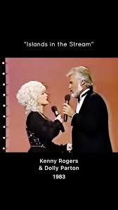 Kenny Rogers and Dolly Parton performing “Islands in the Stream” at the  CMAs in 1983. The song was released 42 years ago today on August 15 1983.  ., ., ., #80s #genx #80smusic #dollyparton ...