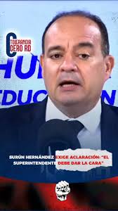 Surún Hernández hace un llamado público a Alejandro Fernández para que  aclare vínculos familiares con una empresa señalada en el caso senasa y  pide transparencia total 💬🚨, #ToleranciaCeroRD✊🏻🇩🇴