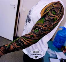 Artist Vladimir Drozdov Studio Drozdov Tattoo Studio Location Moscow Russia Http Instagram Com Worl Best Sleeve Tattoos Green Tattoos Sleeve Tattoos