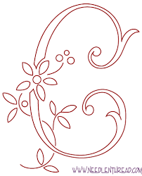 Buy alphabet/letters embroidery patterns and get the best deals at the lowest prices on ebay! Free Pattern Monogram For Hand Embroidery The Real C Needlenthread Com