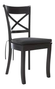 Vintner Black Wood Dining Chair And Cushion Crate And Barrel Dining Chairs Wood Dining Chairs Extension Dining Table