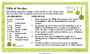 Check spelling or type a new query. Recipe Card Template 3x5 Pdfsimpli