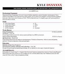 Game Programmer Resume Example Programmer Resumes Livecareer