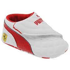 Puma Scuderia Ferrari Baby Boy Crib Shoes Tee Shirt Gift Pack 6 9 Months White Rosso Corsa Formula 1 Merchandise Store F1 Fansite Com