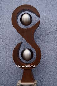 Auftragsarbeiten Edelrost Gartendeko Rost Edelstahl Gartenkunst Von Deco Art Kulbs Mit Bildern Stahlskulptur Kunst Aus Metall Holzskulptur