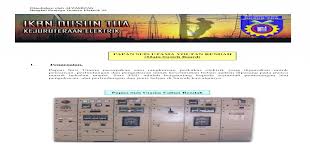 Posted by kursus penjaga jentera elektrik a0&a1 at 11:59 am no comments kursus bermula pada june 2009 di institut kemahiran tinggi belia negara sepang selangor dalam kejuruteraan elektrik mesin dan jentera:pelajar pje a1 1. Buku Papan Suis Utama Pdf Document