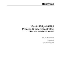 ControlEdge HC900 Process & Safety Controller