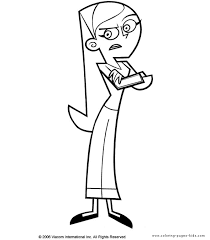 Danny Phantom Coloring Page Nickelodeon Arte Animacion