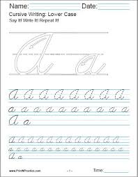 Practice sounds associated with each letter. 50 Cursive Writing Worksheets Alphabet Letters Sentences Advanced