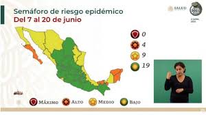 La jefa de gobierno, claudia sheinbaum, advirtió que van a ser cautelosos ante este panorama. Asi Quedo El Semaforo Del 7 Al 20 De Junio 19 Estados En Verde Y Cuatro En Naranja Proceso