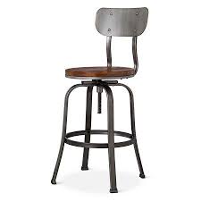 Dakota Adjustable Wood Seat Barstool Threshold Bar Stools Adjustable Bar Stools Counter Stools