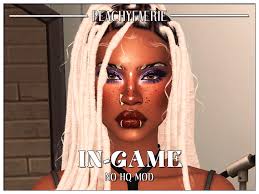 ✧ ELYSIAN VITILIGO EYEBROW OVERLAY : BY PEACHYFAERIE ✧