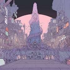 Background I Did For A Client Illustration Drawing Background Art Work Cyberpunk City Backgrounddesign Dystopia We Art Illustration Background