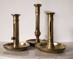 Candle holders & accessories └ home décor └ home & garden all categories food & drinks antiques art baby books, comics & magazines. A Pair Antique 18th Century Brass Candlestick With Side Ejector Saucer Base Candlesticks Antique Candle Sticks Three Candle Holder