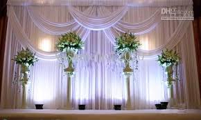 Shop for 10 foot tension rods at bed bath & beyond. Hot Sale New Arrive Wedding Backdrop Curtain With Swag 20ft By 10ft Wedding Decor Ide Cheap Wedding Decorations Simple Wedding Decorations Wedding Background