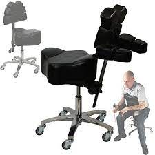 brand new inkbed patented adjustable ergonomic chair stool chest back rest support tattoo studio equipment black tattoo chair ergonomic chair tattoo studio