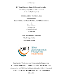 Some common synonyms of succinct are compendious, concise, laconic, pithy, summary, and terse. Pdf Rf Based Remote Stage Lighting Controller