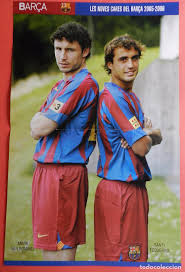 Mark van bommel is the father of ruben van bommel (mvv maastricht u18). Poster Mark Van Bommel Santi Ezquerro Fc Barc Kaufen Alte Fussball Poster In Todocoleccion 68829773