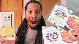 Transfer patties to a baking sheet lined with parchment paper. New Beyond Meat Vegan Breakfast Sausage Just Egg Folded Plant Egg Omelette Taste Test Review Youtube