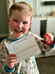 Found at Devizes camping and caravanning club site! Thank you so much,  we've just got home and Deacon has opened it and said "it makes me feel so  happy" 😀