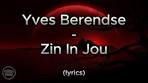 Yves Berendsen - zin in jou (Lyrics) - YouTube