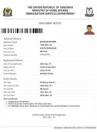 Tanzania e-visa - online application form | evisa