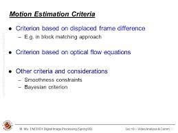M Wu Enee631 Digital Image Processing Spring 09 Video Content Analysis And Streaming Spring 09 Instructor Min Wu Electrical And Computer Engineering Ppt Download