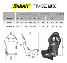 Sabelt Titan Fibreglass Seat