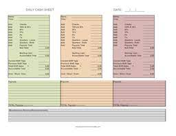 Daily Cash Sheet 3 Shifts Template Balance Sheet Template Cash Bubble Letter Fonts