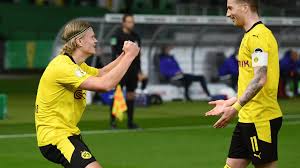 Main content main menu general services search. Haaland Sancho Score Two Each As Dortmund Win German Cup Final France 24
