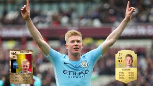 Following up behind the attackers, the team of the year midfielders are an interesting group. Man City Star Kevin De Bruyne S Incredible Rise In Fifa Ultimate Team Manchester Evening News
