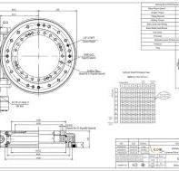 Worm Gear Slew Bearing Swivel Drive for Aerial Working ...