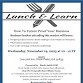 2025 Lunch & Learn- How to Future Proof Your Business event image