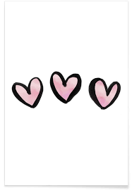 Bestellen sie ihre fotos als poster. Hearts Poster Juniqe