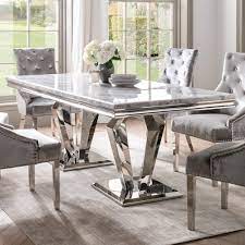 Paradox 180cm Grey Marble Dining Table Dining Table Marble Modern Dining Room Dining Table Design