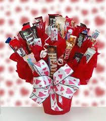 Candy Bouquet Valentines Candy Bouquet Valentine Baskets Candy Bouquet