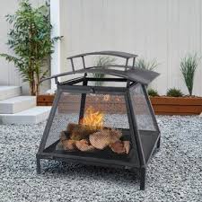 A chimney fire is the combustion (burning) of residue deposits referred to as soot or creosote, on the inner surfaces of chimney tiles, flue liners, stove pipes, etc. Chimney Firepit Wayfair