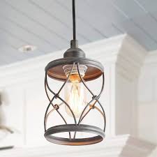 Laluz Industrial Mini Pendant Lighting For Farmhouse Kitchen Island Foyer Hanging Fixture 4 75 Inches Silver Brushed Amazon Com