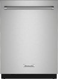 What is the depth of products available within stainless steel tub kitchenaid dishwashers? Kitchenaid Top Control Built In Dishwasher With Stainless Steel Tub Freeflex Third Rack 44dba Stainless Steel With Printshield Finish Kdtm604kps Best Buy