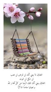 همسة التفاؤل لا يعني أن ك لن تمرض لن تتعب لن تبكي لن تموت التفاؤل يعني أن ك تملك الر ضا عن كل أقدار الله و ت arabic love quotes arabic quotes arabic words