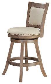 The boraam florence 24 in. Cortesi Home Marko Counter Stool Beige Fabric Swivel Seat With Back 24 Seat Transitional Bar Stools And Counter Stools By Cortesi Home Houzz