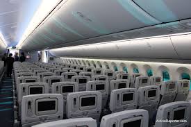 Interior Photo Tour Of Ana S First Boeing 787 Dreamliner Airlinereporter Com Boeing 787 Dreamliner Boeing 787 Boeing