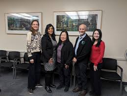 George Mark CEO Shekinah Eliassen and Director of Advancement Ken Sommer  met recently with Alameda County Supervisor Lena Tam and her team, to share  information about George Mark's mission. (L-R Shekinah Eliassen;