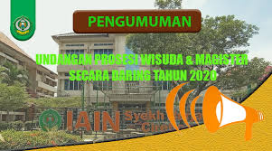 Contoh surat undangan dies natalis kampus. Undangan Wisuda Sarjana Dan Magister Secara Daring Tahun 2020 Iain Syekh Nurjati Cirebon