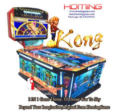 Kong Fishing Arcade Table Game Machine 2018 Newest 2 In 1 Link Jackpot Fishing Game Ocean War Vs Sky War Ocean Wars Arcade Table Game Themes